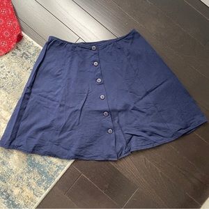 90s Express brand blue shirt with button front